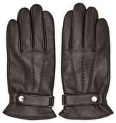 Thumbnail for your product : Reiss FOSTER Button Leather Gloves