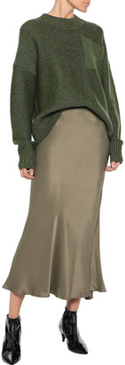 Iris & Ink Tait Textured-wool Sweater