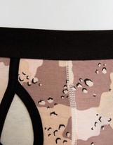 Thumbnail for your product : ASOS Briefs With Camo Print 3 Pack