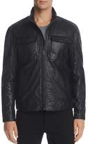 Thumbnail for your product : Cole Haan Leather Trucker Jacket