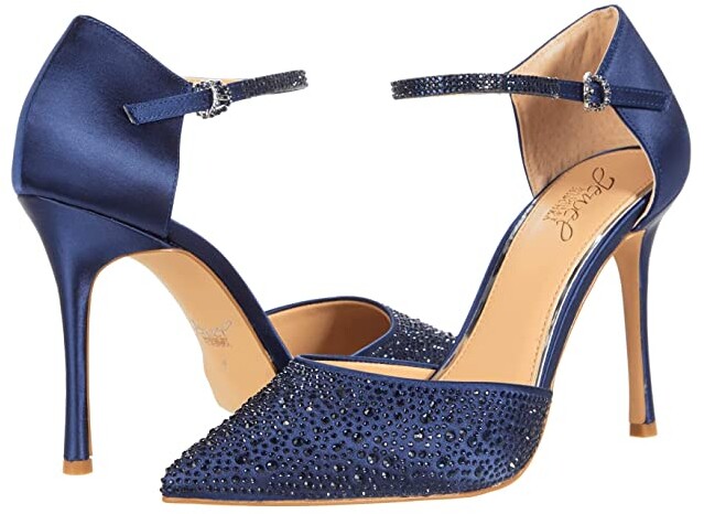 Navy Jeweled Pumps | Shop the world's largest collection of 