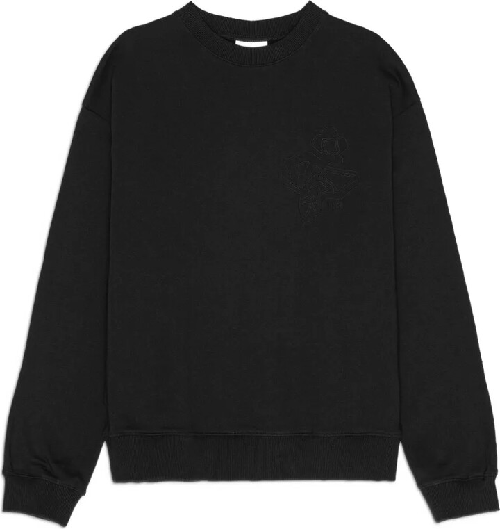 NN07 David logo-embroidered sweatshirt
