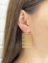 Thumbnail for your product : Ileana Makri Grass Raining Drop Earrings - Yellow Gold