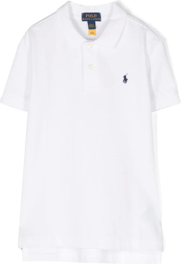 Lacoste Kids Logo-Patch Cotton Polo Shirt ShopStyle