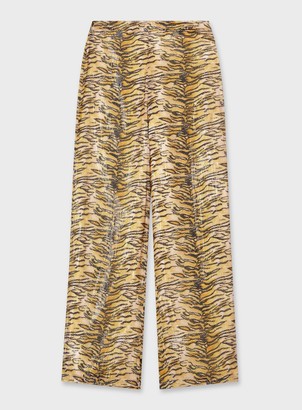 Miss Selfridge OH MY DAYS Multi Colour Tiger Print Trousers