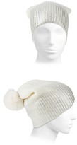 Thumbnail for your product : Jocelyn Faux Fur Pom Metallic Ombre Knit Hat