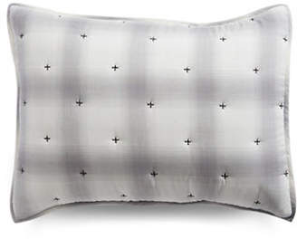 Martha Stewart Studded Plaid Pillow Sham