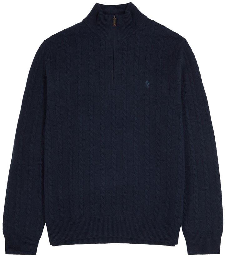 ralph lauren zip jumper