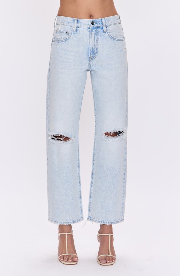 Pistola Denim Lexi High Waist Ankle Straight Leg Jeans