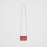 Thumbnail for your product : Burberry Leather Card Case with Detachable Strap