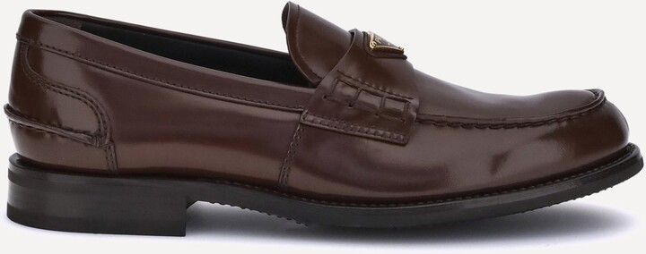 Prada Triangular plaque Loafers