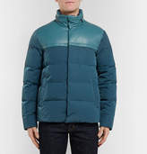 Thumbnail for your product : Bottega Veneta Panelled Intrecciato Leather And Shell Quilted Down Jacket