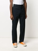 Thumbnail for your product : Lanvin Logo Patch Straight-Leg Chinos