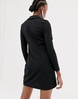 Thumbnail for your product : New Look tux dress in black