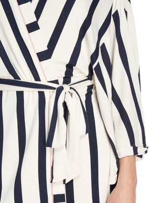 Chelsea Peers Striped kimono robe