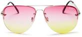 Thumbnail for your product : Quay Muse Fade Aviator Sunglasses, 62mm