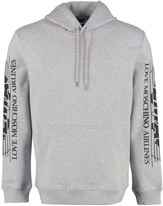 mens love moschino hoodie