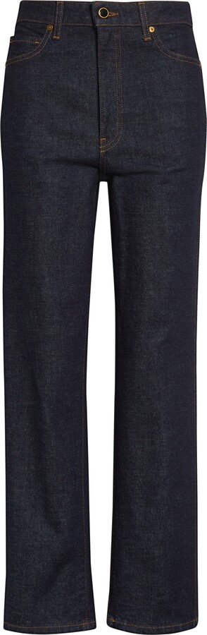 KHAITE Abigail Ankle Straight Leg Jeans