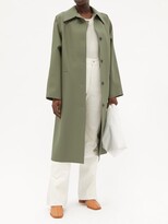 Thumbnail for your product : Kassl Editions Original Below Single-breasted Rubber Coat - Khaki