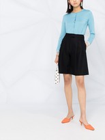 Thumbnail for your product : RED Valentino Lace Trim Knitted Cardigan