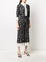 Thumbnail for your product : Elisabetta Franchi Cropped Printed Jumpsuit