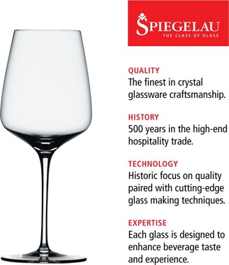Spiegelau Willsberger Bordeaux Wine Glasses, Set of 4, 22.4 Oz