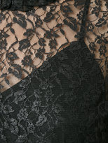 Thumbnail for your product : G.V.G.V. foiled lace frilled high neck top