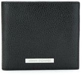 Thumbnail for your product : Armani Exchange Logo Plaque Billfold Wallet