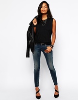 Thumbnail for your product : Diesel Grupee Skinny Jeans With Ankle Zips