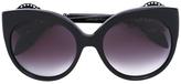 Alexander McQueen embellished cat eye sunglasses