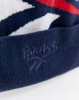 Thumbnail for your product : Reebok Classic Vector Logo Beanie In Navy DH3556
