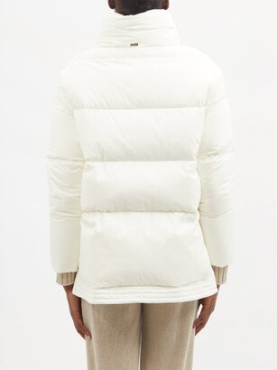 Herno Nuage High-neck Down Jacket - White