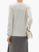 Thumbnail for your product : Barrie Logo-plaque Cashmere Sweater - Womens - Light Grey
