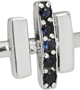 Thumbnail for your product : Pamela Love Mini Axis silver and sapphire ring