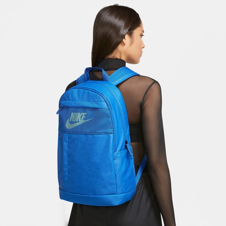 teal nike mesh backpack