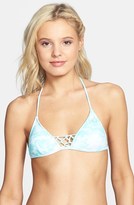 Thumbnail for your product : Rip Curl 'Sunland' Knot Front Triangle Bikini Top (Juniors)