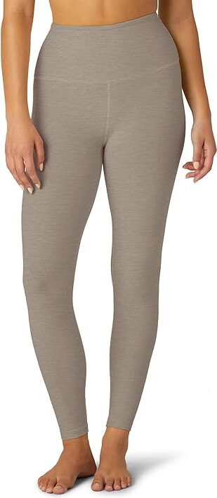 Beyond Yoga Spacedye Caught In The Midi High-Waisted Legging Women's Casual Pants Birch Heather : XS (US Women's 2-4) 24, Polyester/Spandex