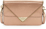 Thumbnail for your product : Rebecca Minkoff Sammy Zip Trim Envelope Crossbody Bag, Rose Gold
