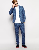 Thumbnail for your product : B.young Selected Suit Pants With Leaf Print