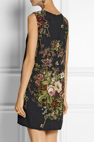 Thumbnail for your product : Dolce & Gabbana Floral-print crepe mini dress