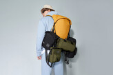 Thumbnail for your product : CONSIGNED - Cornel L Roll Top Backpack Green