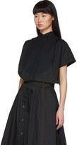 Thumbnail for your product : Sacai Black Cut-Out Shirt Dress