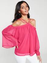 Thumbnail for your product : Very StrappySwing Top - Hot Pink