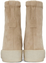 Thumbnail for your product : Yeezy Taupe Crepe Boots