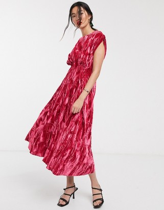asos midi evening dress
