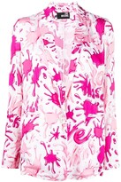 Thumbnail for your product : Love Moschino Abstract-Print Single-Breasted Blazer