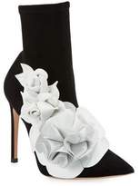 Thumbnail for your product : Sophia Webster Lilico Suede Ankle Boot with 3D Flower