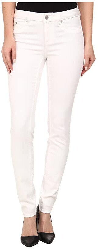 Vince Camuto Five-Pocket Skinny Jeans in Ultra White - ShopStyle
