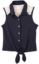 Thumbnail for your product : JCPenney by&by Girl Tie-Front Top - Girls 7-16