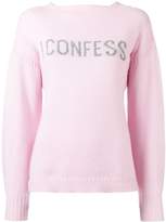 Thumbnail for your product : Olympia Le-Tan cashmere slogan sweater